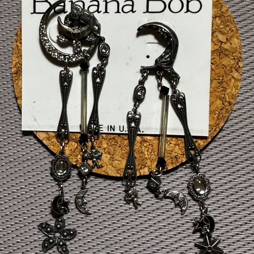 Banana Bob vintage earrings